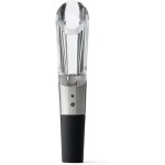 Rabbit W6127 Wine Aerator and Pourer, Clear and Stainless Steel Design, Easy to Use for Enhancing Wine Flavor and Smooth Pouring