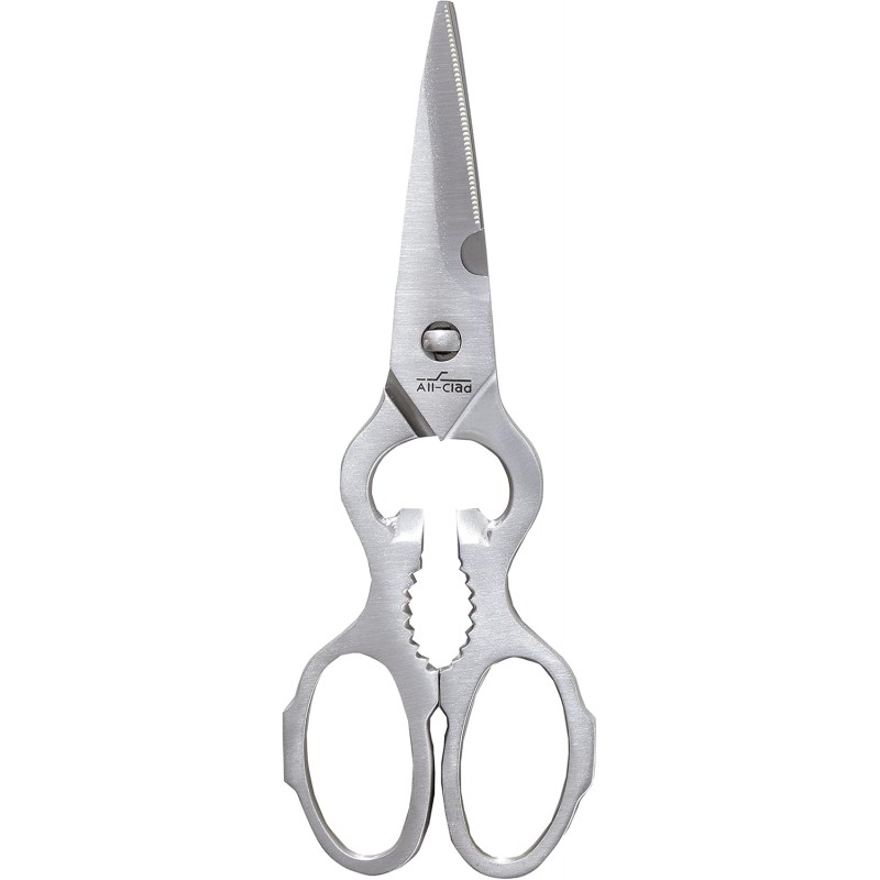 All-Clad Tools and Accessories Stainless Steel Kitchen Scissors 7.5 Inch Kitchen Tools, Kitchen Hacks Silver