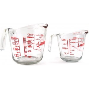 Anchor Hocking 2 Piece Glass Measuring C...