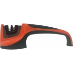 AccuSharp Pull-Through Knife Sharpener, Handheld, Blade Sharpener, Repair, Restore, and Polish Blades, Portable Multi-Tool Sharpener, Orange/Green