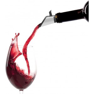 Rabbit Wine Pourer Stoppers (Stainless Steel, Set of 2)