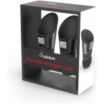 Rabbit Wine Pourer Stoppers (Stainless Steel, Set of 2)