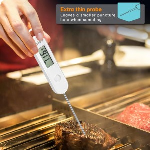 Polder Stable-Read Instant Read Thermometer, Digital Thermometer for Cooking, Food Thermometer, Cooking Thermometer with Easy-to-Read Digital Display