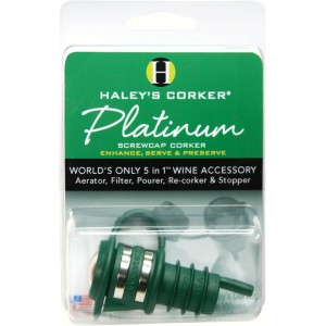 Haleys Corker Platinum Screw Top, Green ...