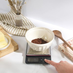 Salter Heston Blumenthal Precision 1140A HBBKDR Digital Kitchen Scales - Premium Compact Baking/Cooking Scale, for Weighing Food/Coffee and Liquid, 0.5 g Increments, Slim, Stainless Steel/Black