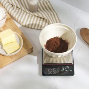 Salter Heston Blumenthal Precision 1140A HBBKDR Digital Kitchen Scales - Premium Compact Baking/Cooking Scale, for Weighing Food/Coffee and Liquid, 0.5 g Increments, Slim, Stainless Steel/Black