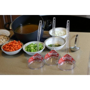 Fat Skimmer - Efficient Fat Separator for Soups, Stews, and Broths - Removes Fat Quickly and Easily - Made in USA, Original Inventor