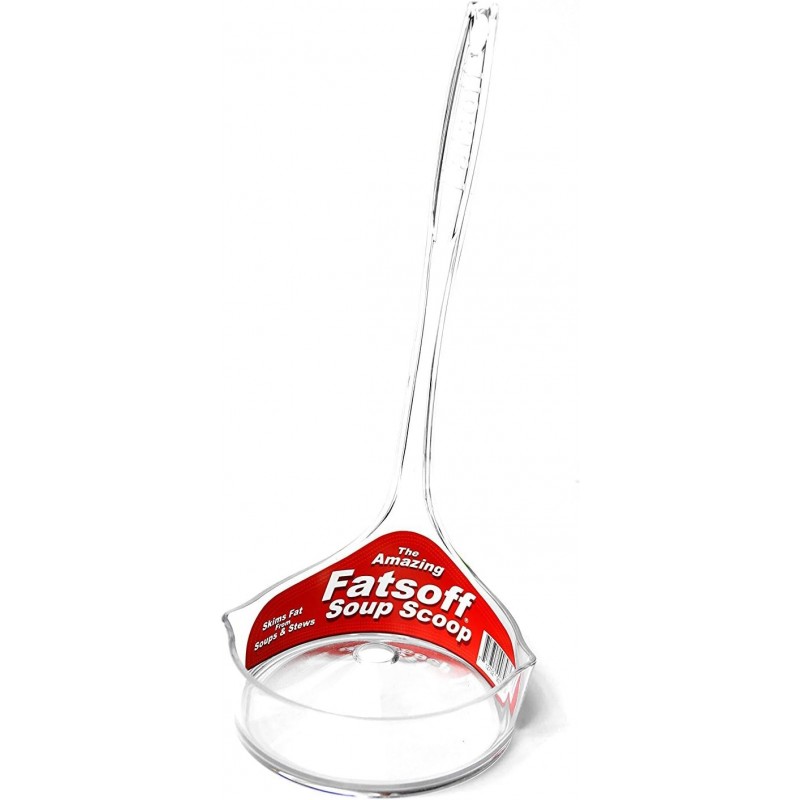 Fat Skimmer - Efficient Fat Separator for Soups, Stews, and Broths - Removes Fat Quickly and Easily - Made in USA, Original Inventor