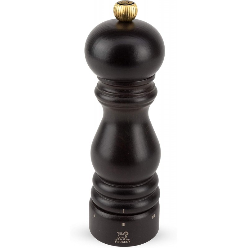 Pepper Mill, u'Select, Wood, Chocolate Finish, 18 cm - 7 in