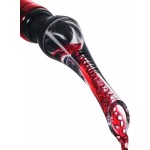Vintorio Wine Aerator Pourer - Premium Aerating Pourer and Decanter Spout (Black)