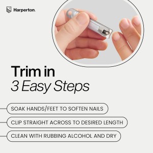 Ultra Sharp Nail Clippers Set - 2 Pack Stainless Steel Fingernail & Toenail Trimmers with Built-in Nail File for Women & Seniors (Silver)