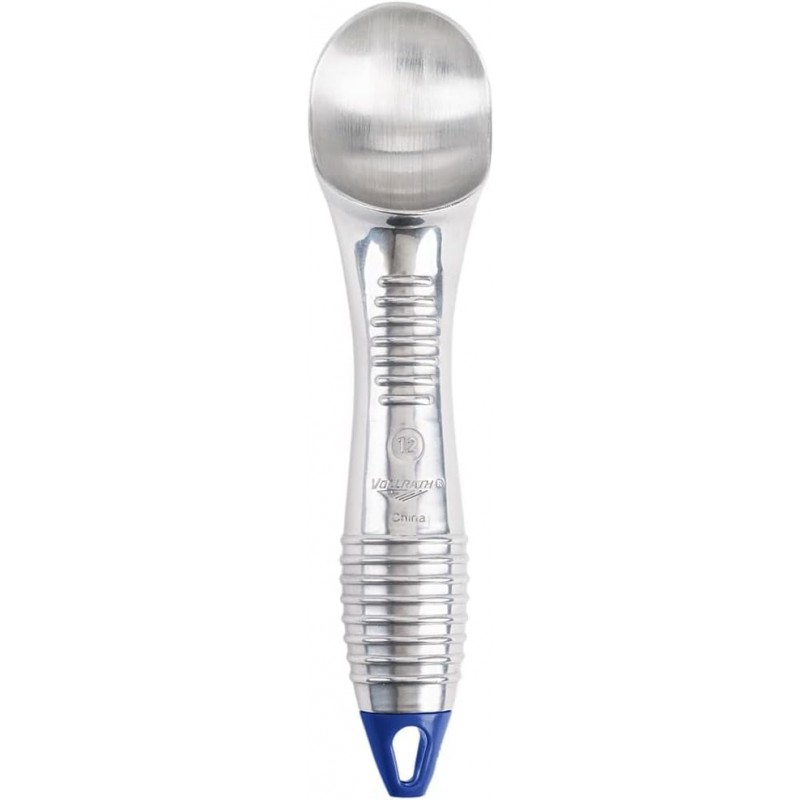 Vollrath 47275 Blue 3 Ounce Cast Aluminum Ice Cream Scoop