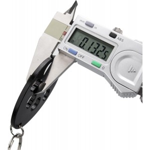 Swatom Dog Paw Keychain Bottle Opener Beer Opener Tool, Key Tag Chain Ring, 6 Piece