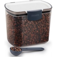ProKeeper 1.5-Quart Coffee Storage Container with Scoop – Tinted, Airtight Plastic