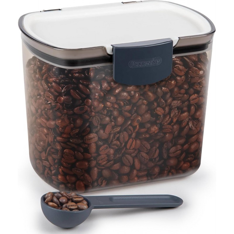 ProKeeper 1.5-Quart Coffee Storage Container with Scoop – Tinted, Airtight Plastic