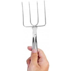 Stainless Steel Turkey Lifter,Set of 2 Heavy Roasted Turkey Meat Forks For Thanksgiving