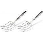 Stainless Steel Turkey Lifter,Set of 2 Heavy Roasted Turkey Meat Forks For Thanksgiving