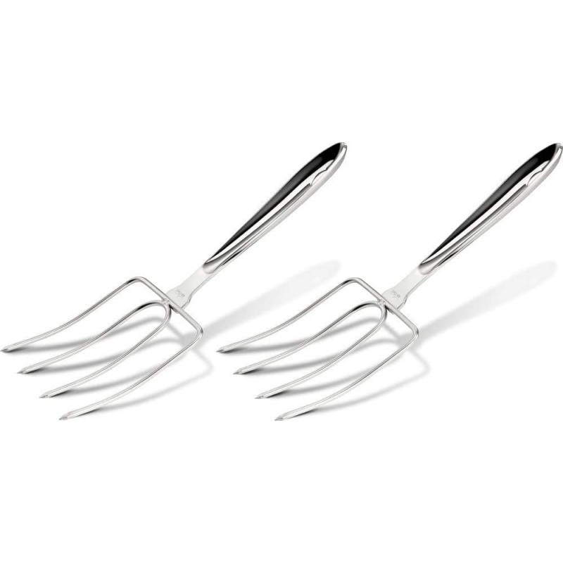 Stainless Steel Turkey Lifter,Set of 2 Heavy Roasted Turkey Meat Forks For Thanksgiving