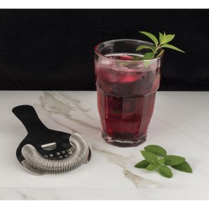 HIC Bar Cocktail Hawthorne Strainer, 18/8 Stainless Steel