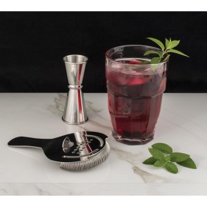 HIC Bar Cocktail Hawthorne Strainer, 18/8 Stainless Steel