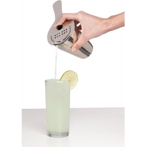 HIC Bar Cocktail Hawthorne Strainer, 18/8 Stainless Steel