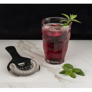 HIC Bar Cocktail Hawthorne Strainer, 18/8 Stainless Steel