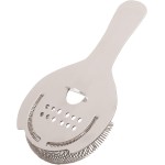 HIC Bar Cocktail Hawthorne Strainer, 18/8 Stainless Steel