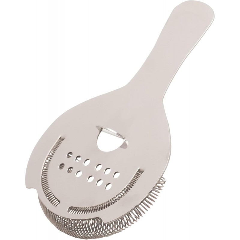 HIC Bar Cocktail Hawthorne Strainer, 18/8 Stainless Steel