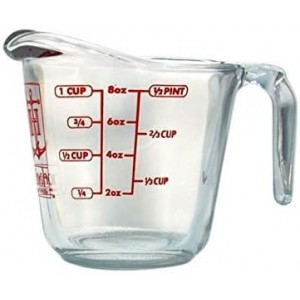 Anchor Hocking 55175OL13 8 Oz Measuring Cup
