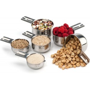 Stainless Steel Measuring Cups Set (6 Piece Set)
