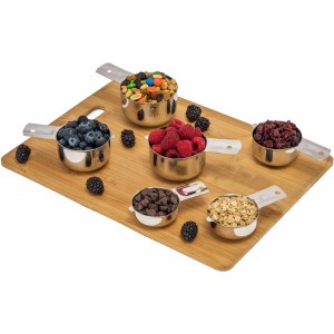 Stainless Steel Measuring Cups Set (6 Piece Set)