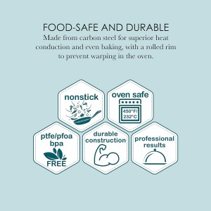 Chicago Metallic Professional Slice Solutions Brownie Pan, 9-Inch-by-13-Inch - , Dark Gray