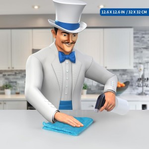 MR.SIGA Microfiber Cleaning Cloth, Pack of 24, Size:12.6