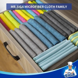 MR.SIGA Microfiber Cleaning Cloth, Pack of 24, Size:12.6