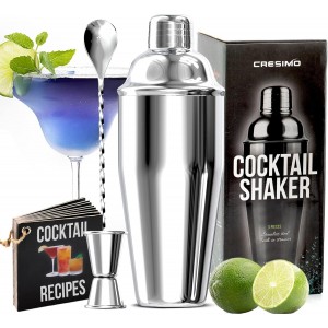 Cresimo 24oz Cocktail Shaker Set with Ba...