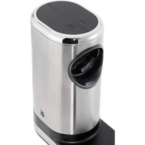 WMF Kitchenminis Salad-To-Go Electric Grater with Accessories, 150 W, Cromargan, 2 Speed, Black/Silver