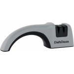 Chef’s Choice Professional Manual Knife Sharpeners for 20-Degree Straight-Edge Kitchen Hunting Fillet and Pocket Knives with Diamond Abrasives Precise Angle Control & Compact Footprint, 2-Stage, Gray