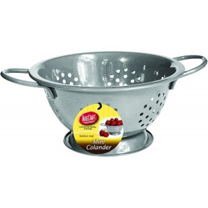 Tablecraft 0.75 quart Mini Colander, Sil...