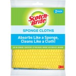 Scotch-Brite Sponge Cloth, Swedish Dish Cloths, Reusable Alternative to Paper Towels, 24 Sponge Cloths