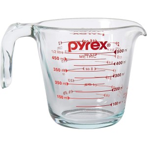 Pyrex -2 Prepware 2 Glass Measuring Cup