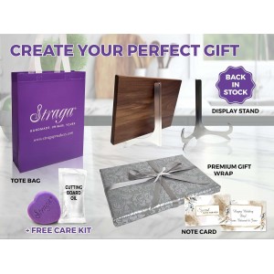 Personalized Cutting Board-Custom Engraved Charcuterie Board-Best Wedding Gift Idea for Couples 2026, Newlyweds-Anniversary,Housewarming,Handcrafted in USA-Premium Walnut,Mahogany Hardwood 002