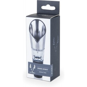 Viski Instant Wine Aerator Pour Spouts for Liquor Bottles, Drip-Free Pour, Wine Accessories for Wine Lovers, Stainless Steel