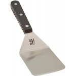 Sabatier Triple Rivet Stainless Steel Wide Turner, 9.65-Inch, Black,5154549