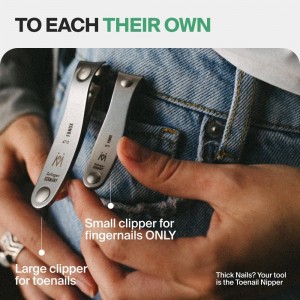 GERMANIKURE Professional Small Nail Clipper (6 cm) - FINOX Surgical Stainless Steel Manicure and Pedicure Tools in Leather Case- Ethically Made in Solingen Germany - 4711 - Travel Size Nail Care