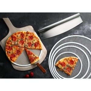 New Star Foodservice 43341 18/8 Stainless Steel Pizza Cutter, 13.75