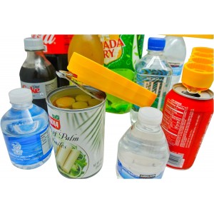 COMBO – 1 mO MINI for small plastic caps & 1 mO PLUS for larger plastic caps See Pictures for Better Understanding – Soda Opener - Water Opener | Twist-off | Good for 16 sizes | Help Aids