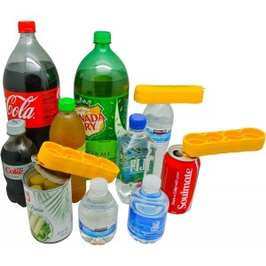 COMBO – 1 mO MINI for small plastic caps & 1 mO PLUS for larger plastic caps See Pictures for Better Understanding – Soda Opener - Water Opener | Twist-off | Good for 16 sizes | Help Aids