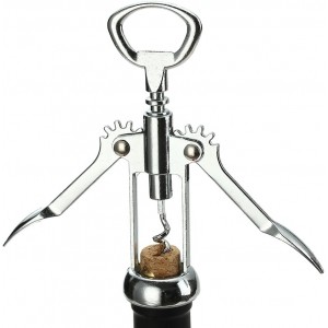 Wing Corkscrew Wine Opener by HQY - Premium All-in-one Wine Corkscrew and Bottle Opener - Risk Free Money-back!