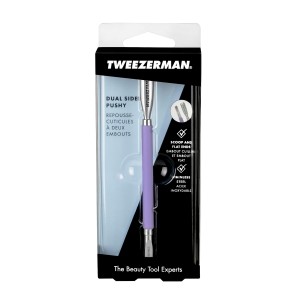 Tweezerman Dual Sided Pushy, Purple