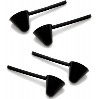 Chef Craft 4 Piece Perfect Coffee Measuring Spoon Scoop, Black